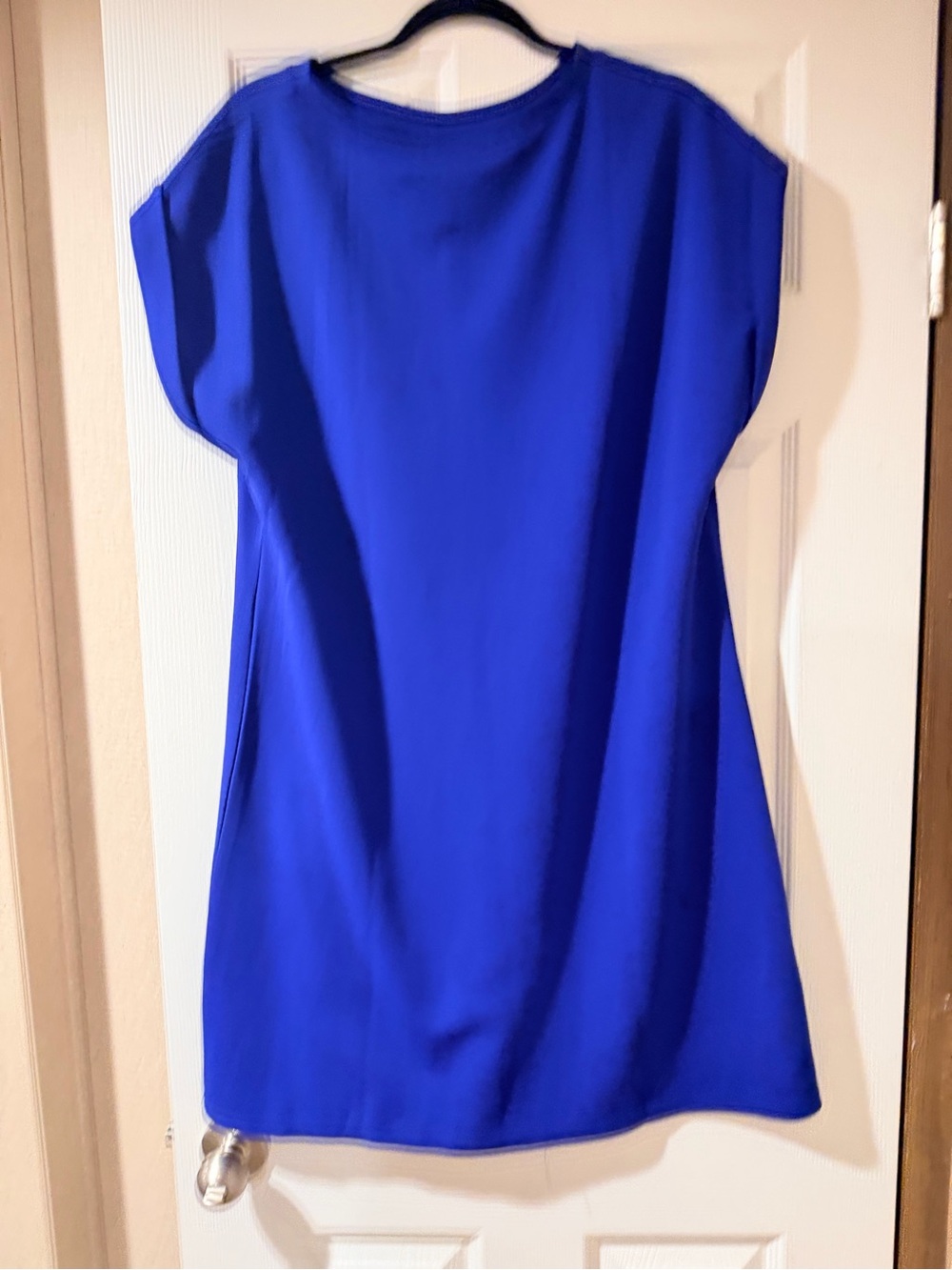 SHEIN Royal Cobalt Midi Shift Dress